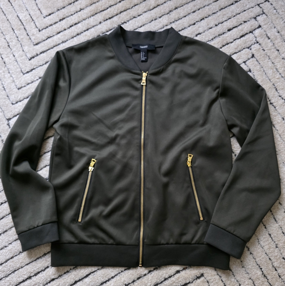 Green Bomber Jacket